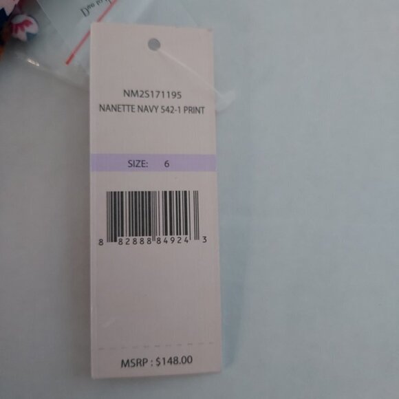 Nanette Lepore Pleated  Floral Smocked Sleeveless A Line Dress NWT - Picture 6 of 16